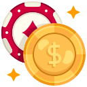 casino chip icon