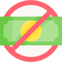 no deposit icon