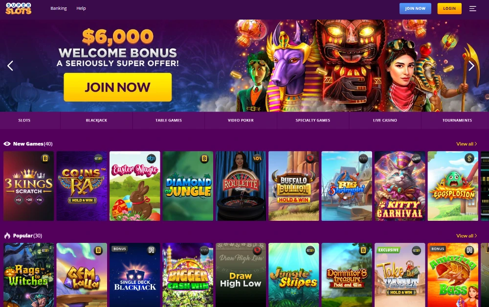 super slots casino