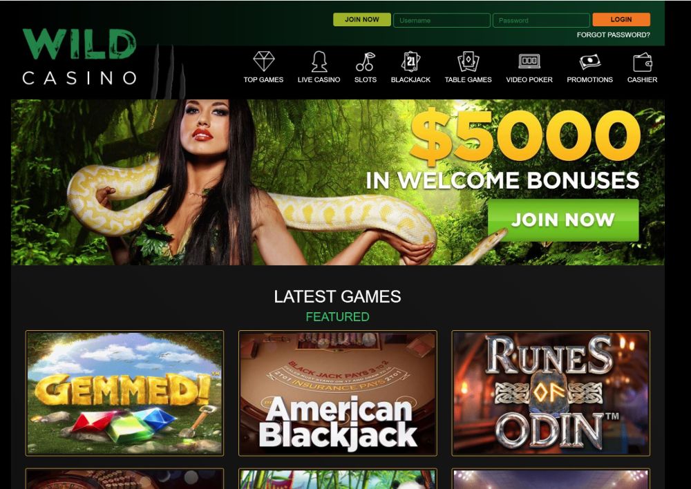 casino home page